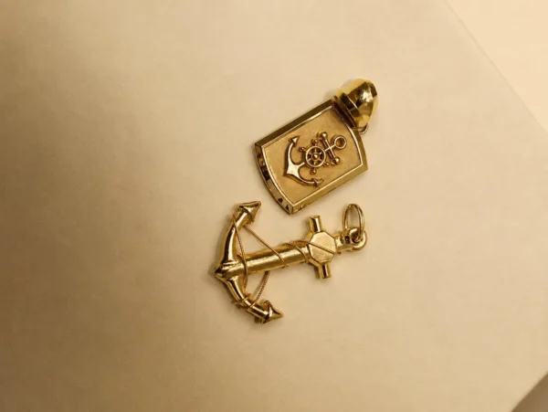 Anchor & Wheel Tag Pendant