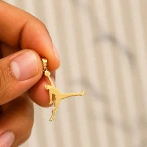 Basketball Silhouette Pendant