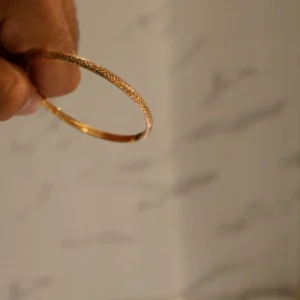 Diamond-Cut Bangle