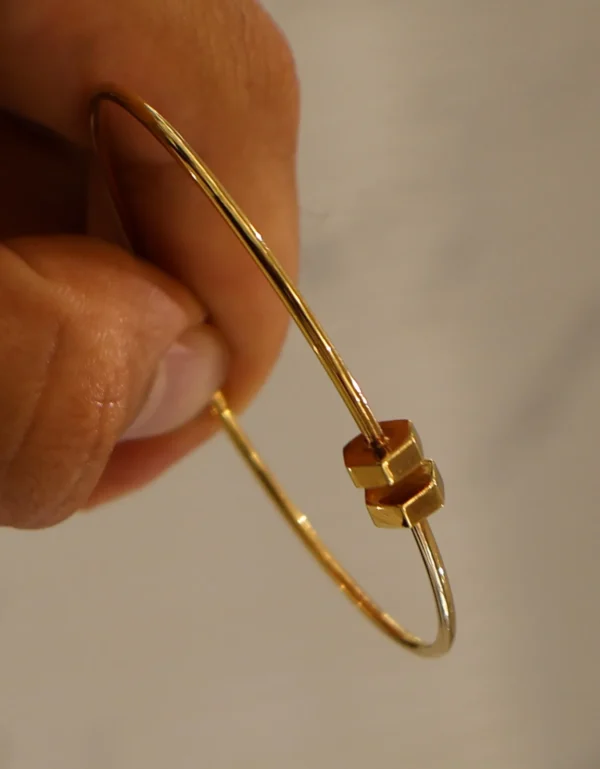 Double Cube Bangle
