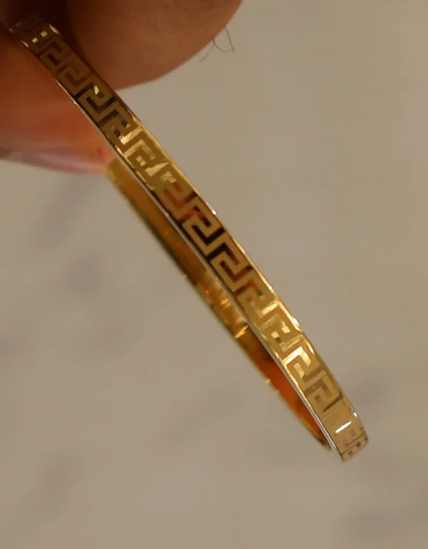 Greek Key Bangle