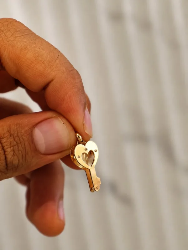 Heart Key Pendant