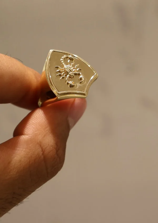 Scorpion Shield Ring