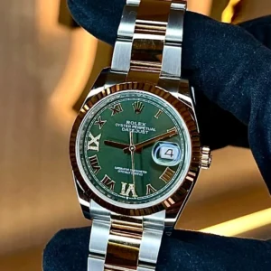 Rolex Datejust 31 Olive Green Roman Dial