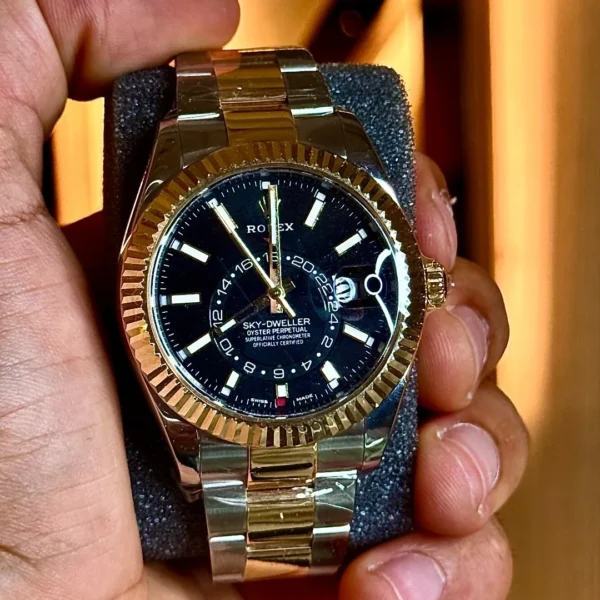 Rolex Sky-Dweller Two-Tone Black Dial