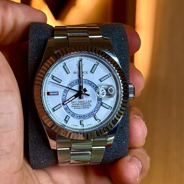 Rolex Sky-Dweller White Dial Steel